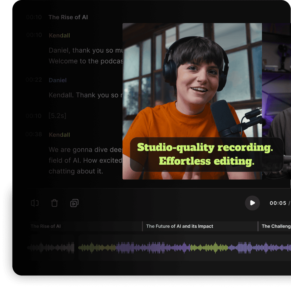 Riverside studio product preview